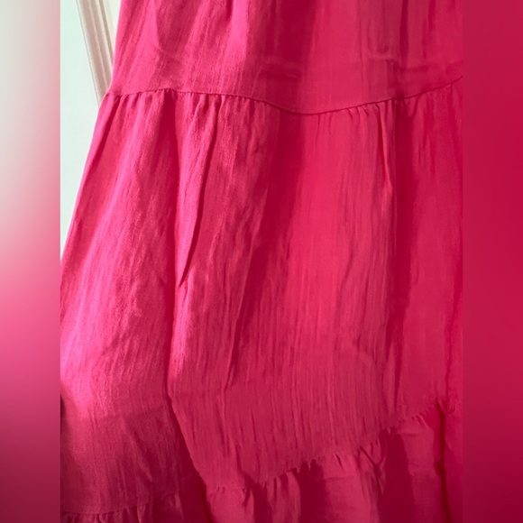 NWT Lush “Azalea” Pink Flutter Sleeve Tiered Summer Dress Women’s XS - Picture 12 of 15
